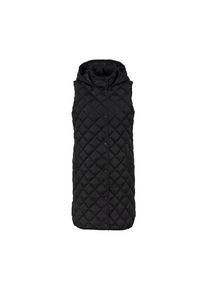 Tchibo - Long gilet matelass&eacute; avec capuche - taille: 38 - noir