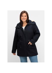 sheego , Parka mit Kapuze , blau