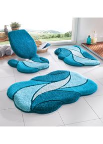 Witt Badematte, ozean, Größe 50x50 cm - WC-Vorlage ohne Ausschnitt, 100% Polyacryl