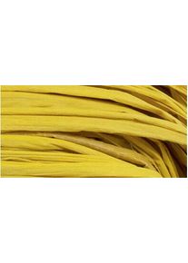 Raphia naturel jaune banane 50g