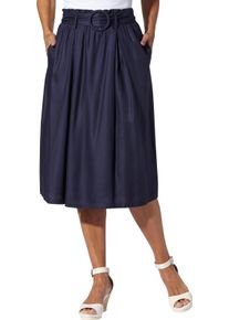 Damen Schlupfrock in schwingender Form marine