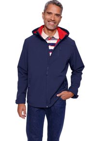 Herren Softshelljacke mit Kapuze marine