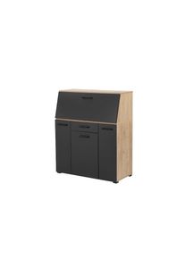 Sekretär »Moid, Home-Office-Schreibtisch,«, viele Stauraummöglichkeiten, kompaktes & modernes Design, B. 88,5 cm , braun , Places of Style