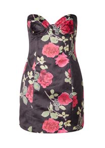 Nasty Gal Kleid Damen Gr&ouml;&szlig;e 38 gr&uuml;n / rot / schwarz