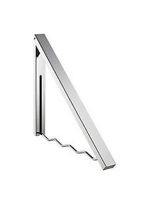 Alco Wandgarderobe, klappbar, inkl. Montagematerial, Eisen, silber-chrom