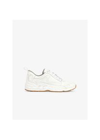 Sandro baskets en cuir Flame blanc