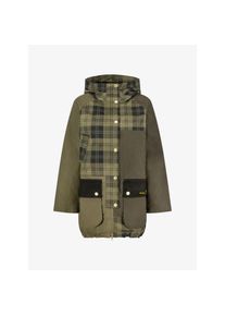 Barbour Parka Shelly &agrave; carreaux vert olive