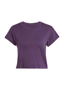 adidas Sportswear Sportshirt Damen, aubergine / brombeer, Größe XL
