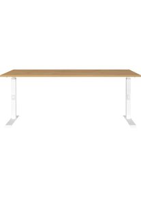 Germania , Schreibtisch »Downey«, höhenverstellbar von 68-91 cm, verfügbar in verschiedenen Breiten , Mechanisch höheneinstellbarer Schreibtisch:...