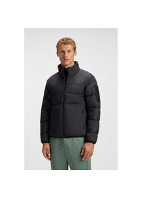 BOSS Green , Daunenjacke, Stehkragen, reflektierende Details, Ärmeltasche , blau , Jacke von BOSS Green Menswear