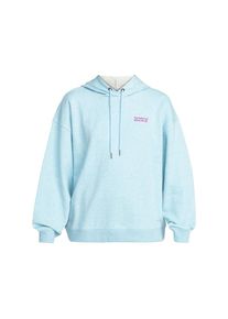 Roxy , Damen , Kapuzensweatshirt &raquo;Lights Out C&laquo; , blau , Material: Meliertes Frottee-Mischgewebe aus...