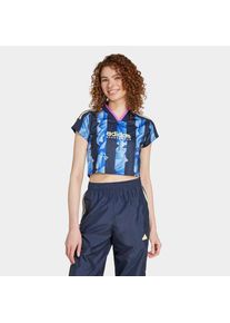 adidas Sportswear , Damen , Tanktop »W TIRO Q3 AOP T« , blau , Dieses sportliche T-Shirt mit auffälligem Colourway ist mit recycelten Materialien...