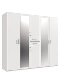 wimex, Kleiderschrank &raquo;Diver Dreht&uuml;renschrank mit Spiegel, 180, 225 o. 270cm breit&laquo; Bestseller Schlafzimmerschrank wahlweise 3 Innenausstattungen, 