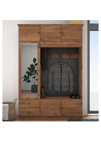 borchardt Möbel Garderobenschrank »Kompakta« Höhe 202 cm , braun , borchardt Möbel