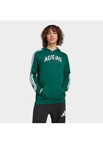 adidas Sportswear , Damen , Kapuzensweatshirt &raquo;M C COLLEG HOOD&laquo; , gr&uuml;n , Mit diesem 3-Streifen Hoodie feierst du adidas &ndash; egal, ob in der Schule...