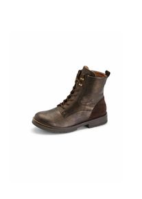 Peter Hahn Waldläufer - Schnür-Stiefelette Ravina, braun, Gr. 42, Orthopädische Einlagen, Leder