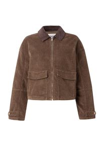 Only, Femmes Veste mi-saison 'ONLGLOBAL', marron / chocolat