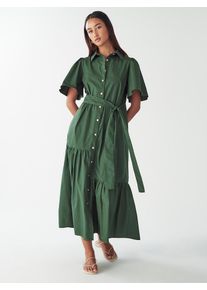 Willa, Femmes Robe-chemise 'Bea', émeraude