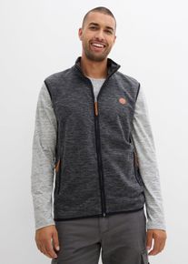 Fleece Weste in grau, Grösse 56/58 (XL), bonprix
