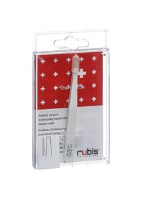 Rubis Pinzette Inox gerade weiss
