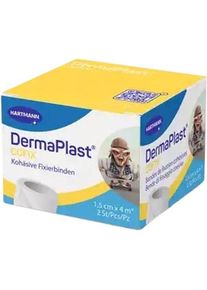 DERMAPLAST COFIX bande gaze 1.5cmx4m blanc 2 pièces