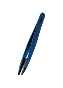 Rubis Pinzette Inox Techno Polymer schr&auml;g blau