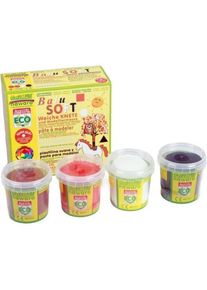 &Ouml;konorm P&acirc;te &agrave; modeler souple 4 couleurs de 150 g chacune set B, 1 pi&egrave;ce
