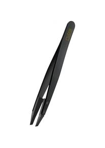 Rubis Pinzette Inox Techno Polymer schr&auml;g schwarz