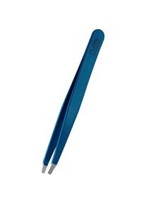Rubis Pinzette Inox gerade blau