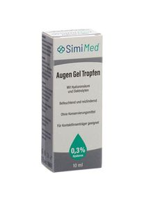 SIMIMED Augen Gel Tropfen 0.3% Hyaluron, 10 ml