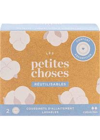 LES PETITES CHOSES coussinets d'allaitement bio, 2 pi&egrave;ces