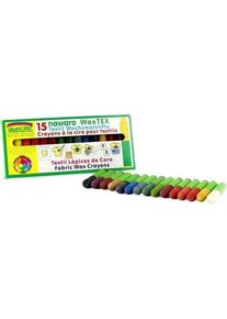 &Ouml;konorm Crayons de couleur pour tissus 15 stylos WaxTEX, 1 pi&egrave;ce