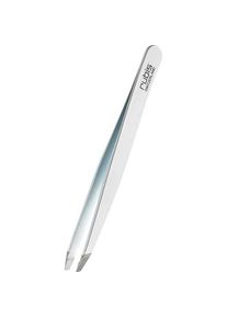 Rubis Pinzette Inox schr&auml;g weiss