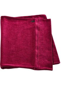 Elsa Kissenbezug f&uuml;r Reisekissen 33x9cm Velours-Elsa-Bordeaux