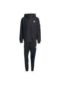 adidas Sportswear Trainingsanzug Herren, schwarz / weiß, Größe XL