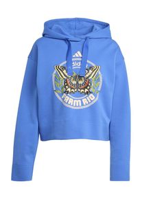 adidas Sportswear Sportsweatshirt 'Adidas x Farm' Damen, blau / grün / schwarz / weiß, Größe XL