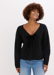 Strickjacke in schwarz, Grösse 40/42 (M), bonprix