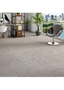 Teppichboden »Rava, Velours« rechteckig 16 mm Höhe Uni Farben, Breite 400 cm, weich, strapazierfähig, Wohnzimmer , my home , Obermaterial: 100%...