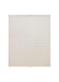 Plissee »Plissee Klemmfix, ohne Bohren, verspannt« blickdicht ohne Bohren verspannt lichtdurchlässig, blickdicht , beige , LICHTBLICK ORIGINAL ,...