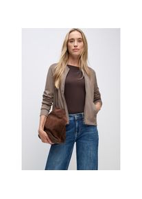 Street One, Unisex, Street One Blouson ohne Kapuze Velour mit Taschen, silk braun, 40, Leichte Jacke f&uuml;r Unisex von Street One