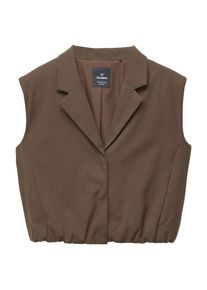 Pull&Bear Pull&bear Weste Damen Gr&ouml;&szlig;e S braun / offwhite