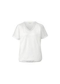 Tchibo - Blusenshirt mit Crochet-Tape - Damen - Gr. M - weiss