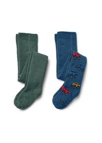 Tchibo - 2 Paar Kinder-Frottee-Thermostrumpfhosen - Baby - Gr. 86/92 - dunkelblau/jacquard