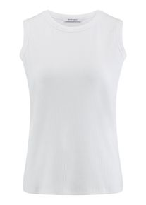 Peter Hahn - Rundhals-Top, weiss, Gr. 48, Baumwolle
