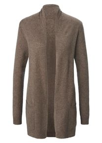 include - Strickjacke aus 100% Premium-Kaschmir, beige, Gr. 40, Kaschmir