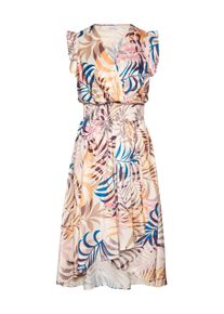 Lascana Sommerkleid Damen Gr&ouml;&szlig;e 44 sand / blau / hellorange / rosa