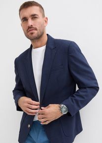 Veste de costume à combiner regular en bleu pour homme, Taille 62, Couleur/Motif: bleu foncé chiné, bonprix