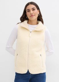 Teddy-Weste in beige, Grösse 48/50 (XL), bonprix