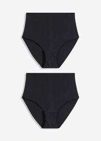 Nahtloser Shape Slip Ultra Light (2er Pack) in schwarz, Grösse 4 (L), bonprix