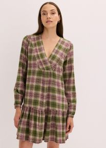 Minikleid aus Baumwoll-Mix in gr&uuml;n, Gr&ouml;sse 40, 98% Baumwolle, bonprix